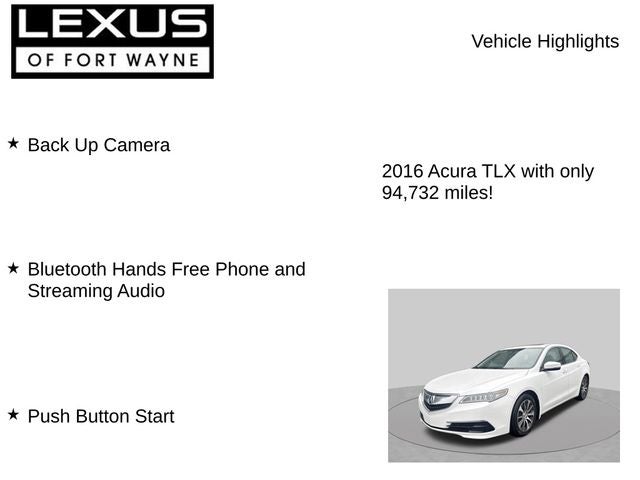 2016 Acura TLX Base