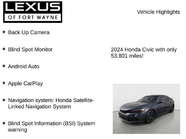 2024 Honda Civic Sport Touring
