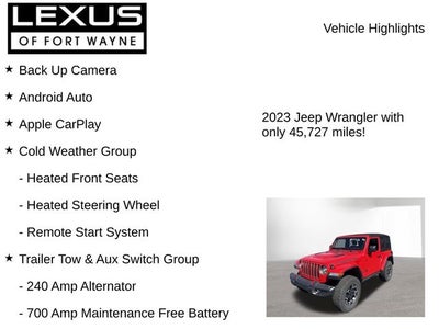 2023 Jeep Wrangler Rubicon