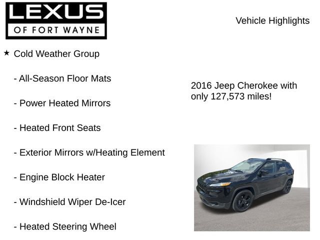 2016 Jeep Cherokee Latitude