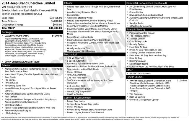 2014 Jeep Grand Cherokee Limited