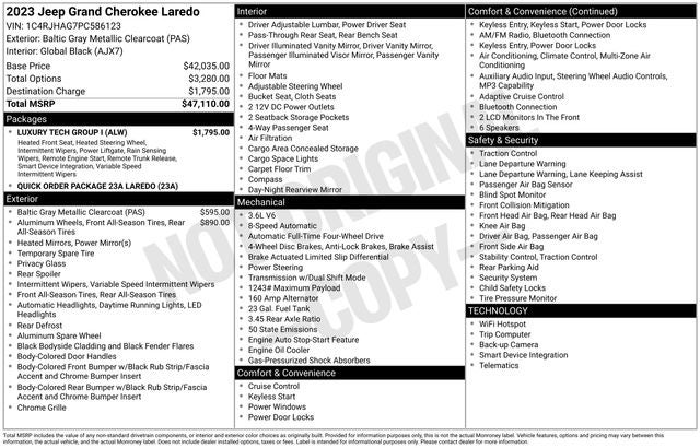 2023 Jeep Grand Cherokee Laredo