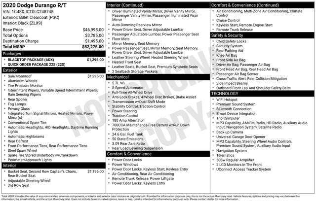 2020 Dodge Durango R/T