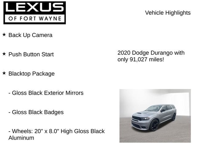 2020 Dodge Durango R/T