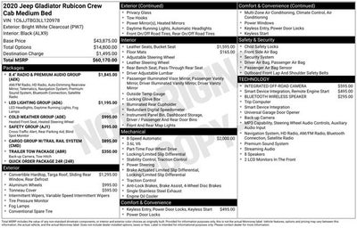 2020 Jeep Gladiator Rubicon