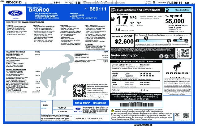 2023 Ford Bronco Base