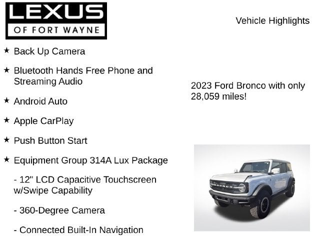 2023 Ford Bronco Base