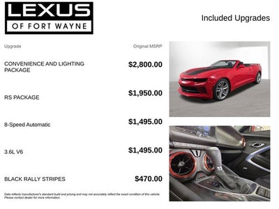 2017 Chevrolet Camaro 2LT 2LT