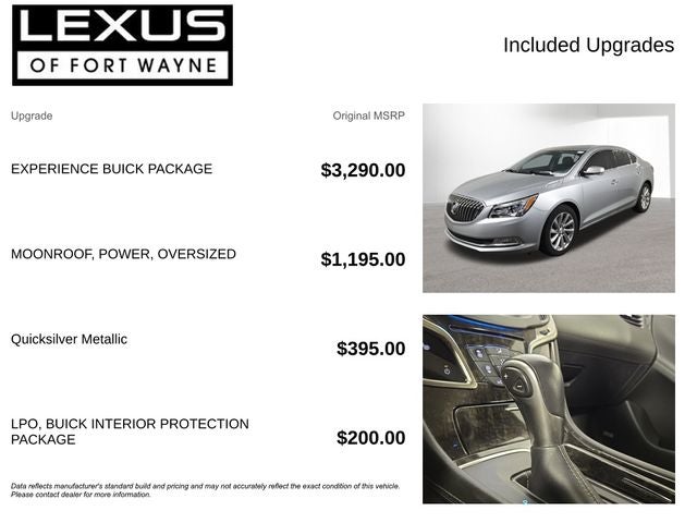 2016 Buick LaCrosse Leather Group