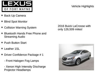 2016 Buick LaCrosse Leather Group