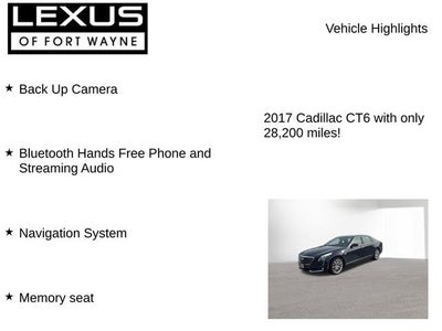 2017 Cadillac CT6 3.0L Twin Turbo Luxury