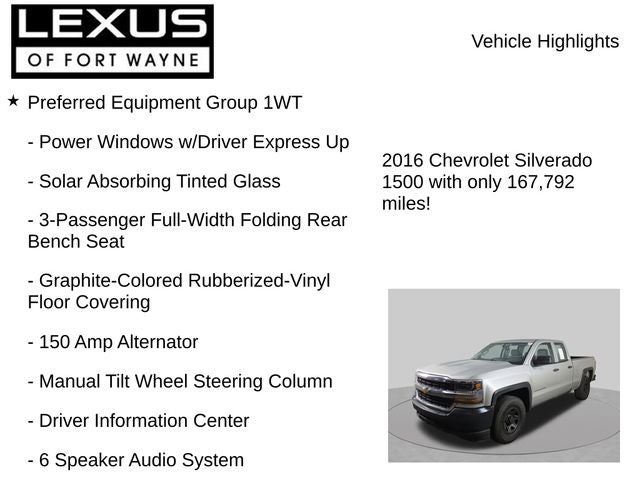 2016 Chevrolet Silverado 1500 WT
