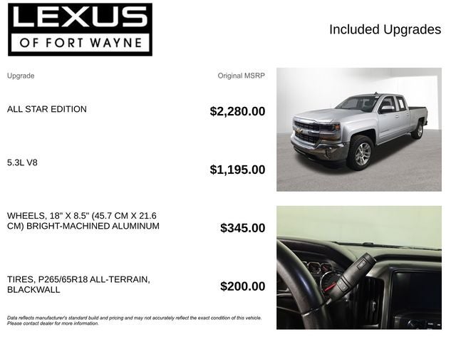 2016 Chevrolet Silverado 1500 LT LT1