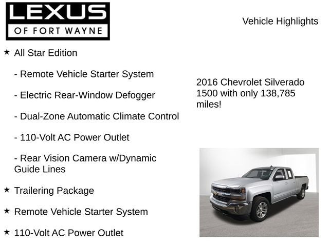 2016 Chevrolet Silverado 1500 LT LT1