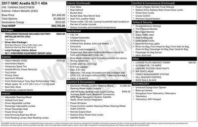 2017 GMC Acadia SLT-1