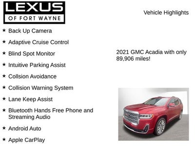 2021 GMC Acadia Denali