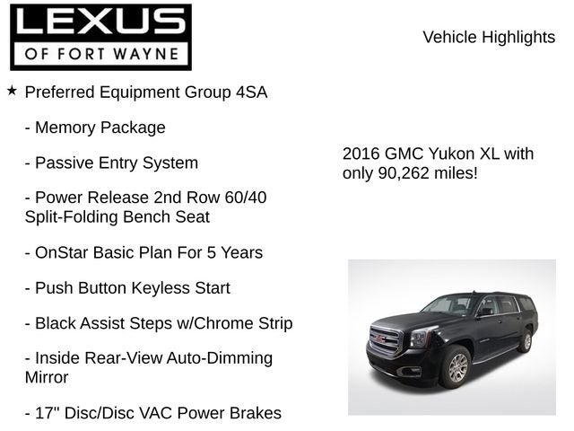 2016 GMC Yukon XL SLT