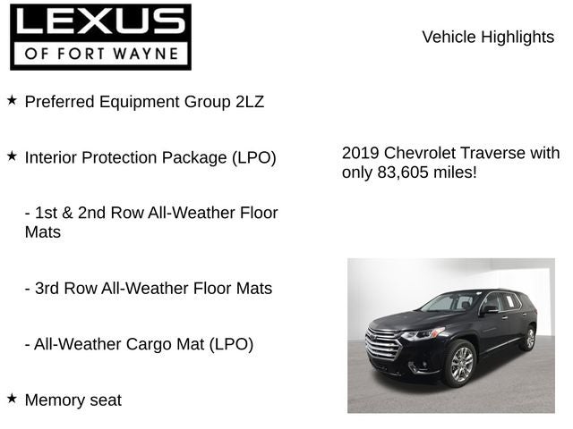 2019 Chevrolet Traverse High Country