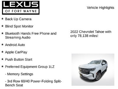 2022 Chevrolet Tahoe Premier