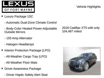 2018 Cadillac XT5 Luxury