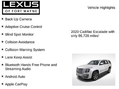 2020 Cadillac Escalade Premium Luxury