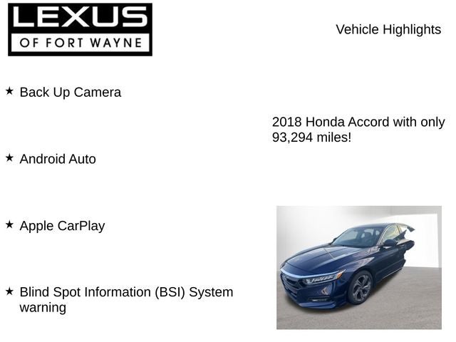 2018 Honda Accord EX-L