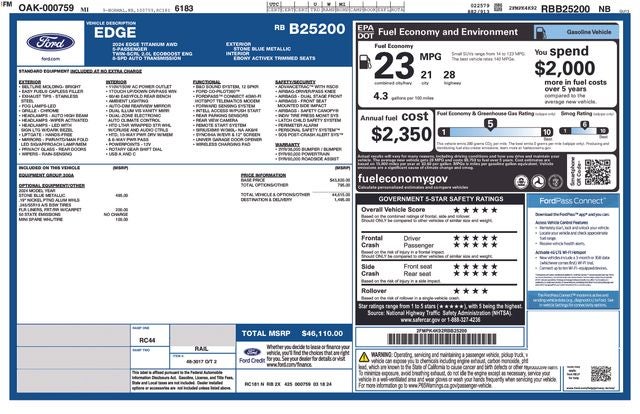2024 Ford Edge Titanium