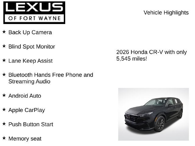 2026 Honda CR-V EX-L