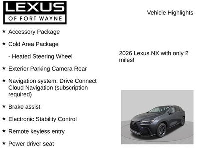 2026 Lexus NX AWD