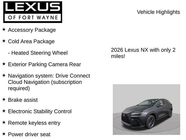 2026 Lexus NX AWD