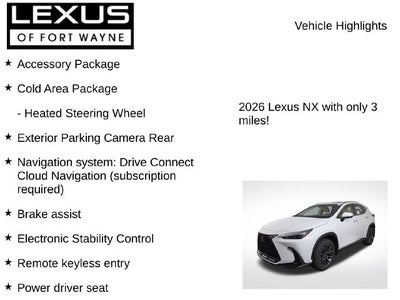 2026 Lexus NX AWD