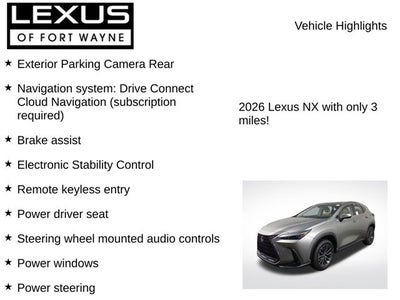 2026 Lexus NX AWD