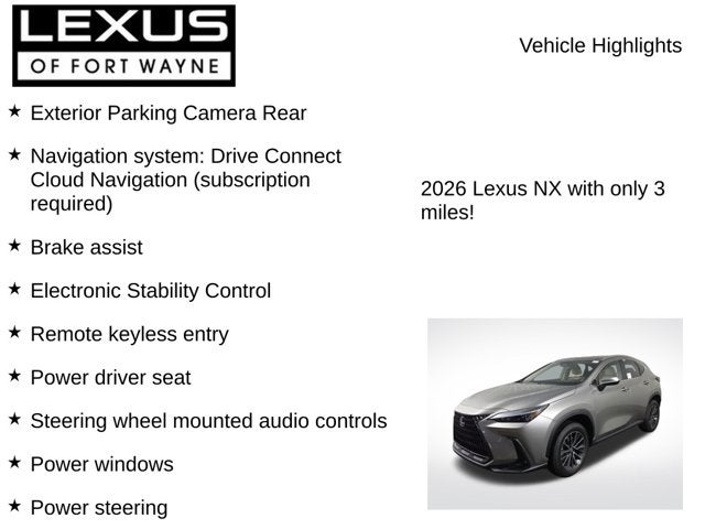 2026 Lexus NX AWD