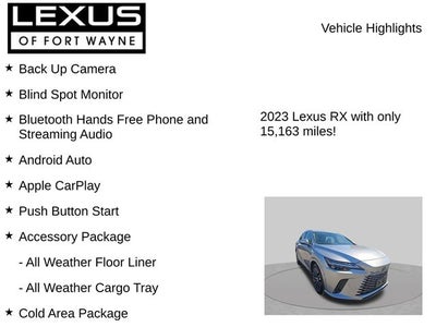 2023 Lexus RX 350 Premium Plus
