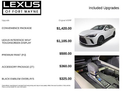 2026 Lexus RX PREMIUM