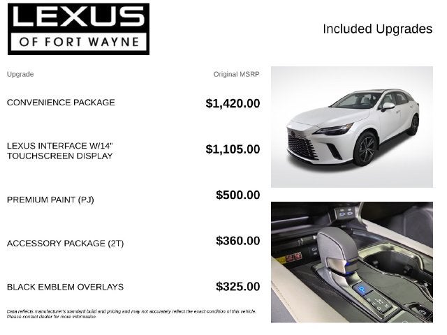 2026 Lexus RX PREMIUM