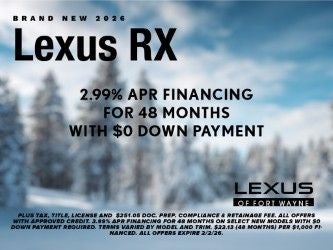 2026 Lexus RX PREMIUM PLUS
