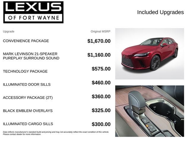 2026 Lexus RX LUXURY