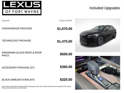 2026 Lexus RX PREMIUM PLUS