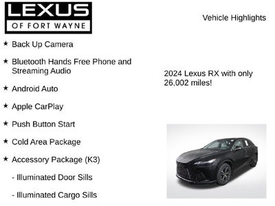 2024 Lexus RX PREMIUM