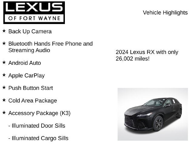2024 Lexus RX PREMIUM