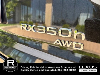 2025 Lexus RX 350h