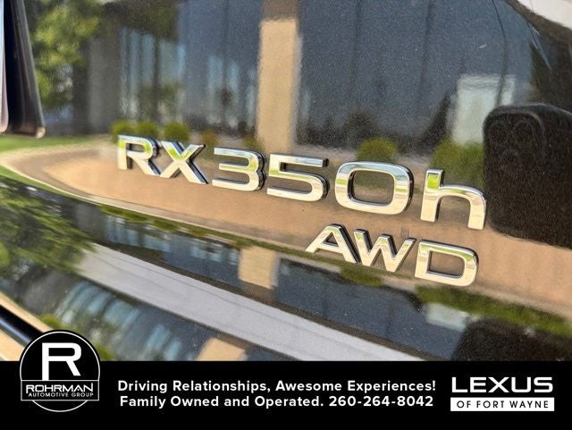 2025 Lexus RX 350h