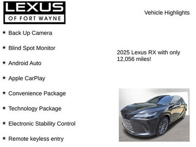 2025 Lexus RX 350h
