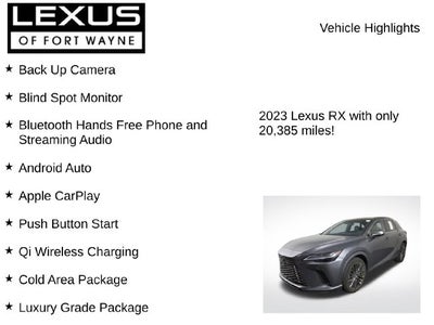 2023 Lexus RX 350h