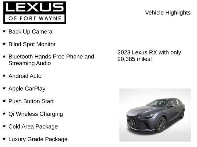 2023 Lexus RX 350h
