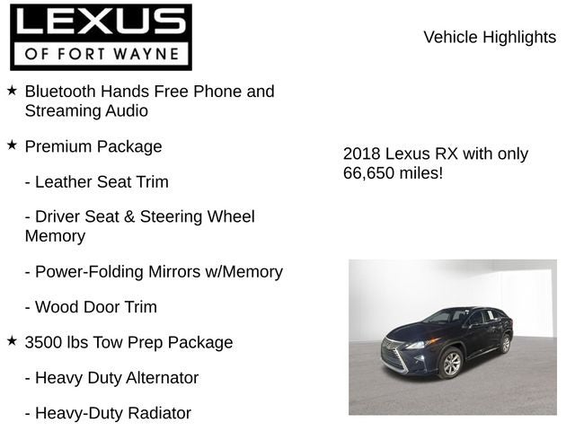 2018 Lexus RX 450h