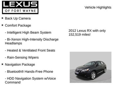 2012 Lexus RX 350