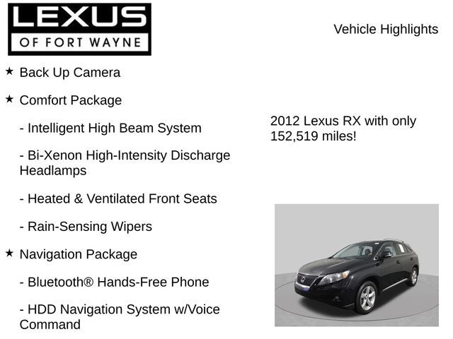 2012 Lexus RX 350