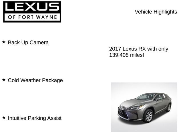 2017 Lexus RX 350